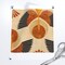 Crane Talisman Black Cream Orange Gold Art Deco Moon Rust Flying Good Luck Talisman Crane Bird Custom Pre-pasted Wallpaper by Spoonflower Pre-Pasted Wallpaper 2FT Wide